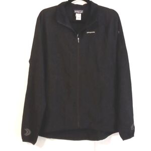 Patagonia Full Zipper Black Jacket in Size L